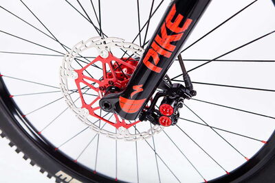 scheibenbremsen fahrad Mountainbike Studio Foto